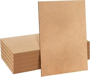 RK Trends 3.4 mm MDF Boards for DIY Art & Crafts,(Pack of 6Pcs) Wood MDF Sheets for Craft Work, Painting, Resin Art, Fluid Art, Decoupage, Mandala Art, Pyrography. (9 Inch X 12 Inch)